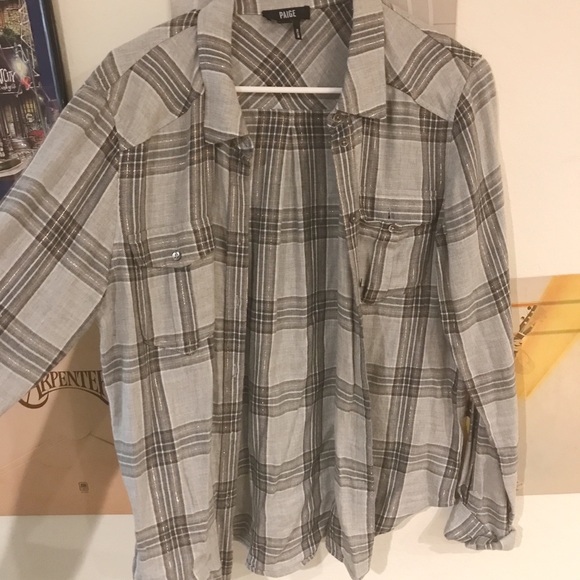 PAIGE Tops - Paige denim adorable flannel